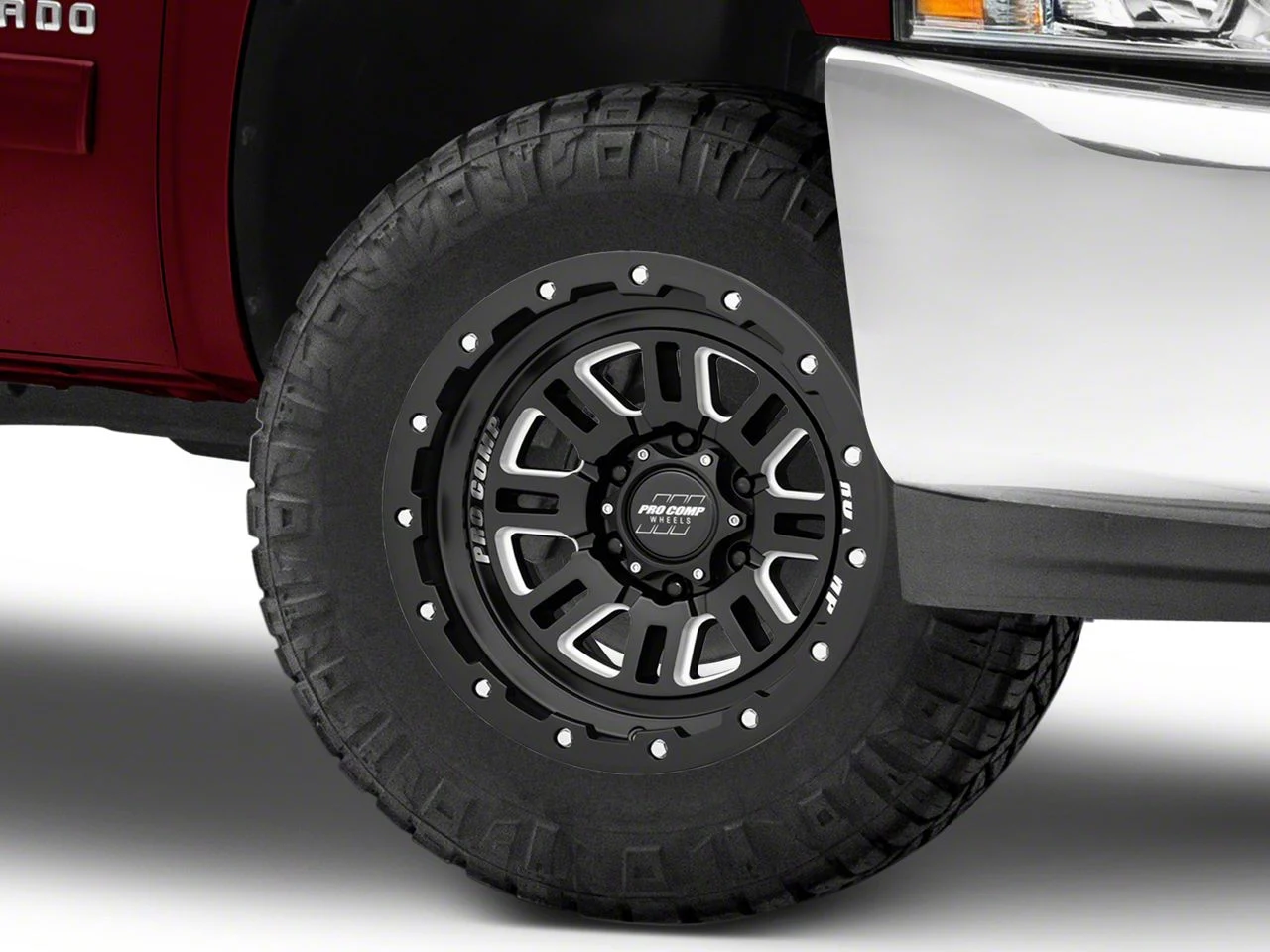 Mayhem Wheels Combat Gloss Black Milled 6-Lug Wheel; 18x9; 18mm Offset (07-13 Silverado 1500)