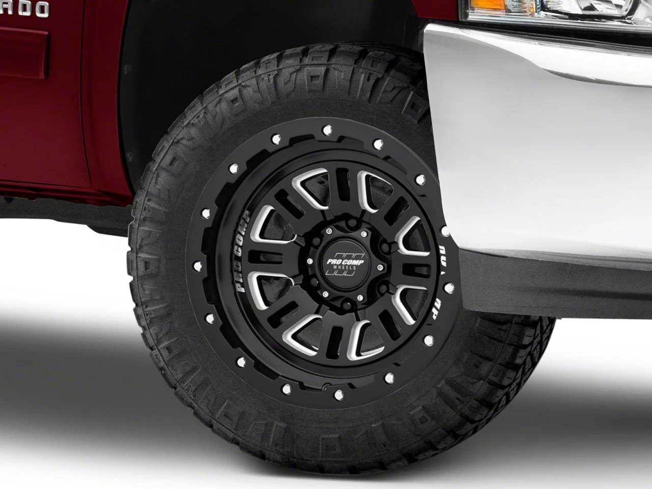 Mayhem Wheels Combat Gloss Black Milled 6-Lug Wheel; 20x9; 0mm Offset (07-13 Silverado 1500)