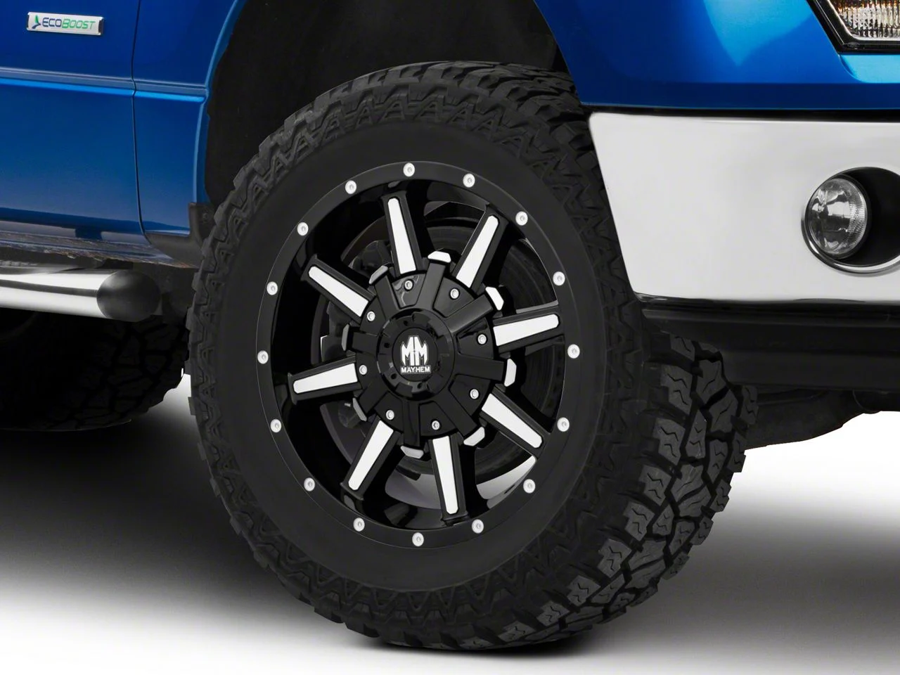 Mayhem Wheels Arsenal Gloss Black Machined 6-Lug Wheel; 20x9; 18mm Offset (09-14 F-150)