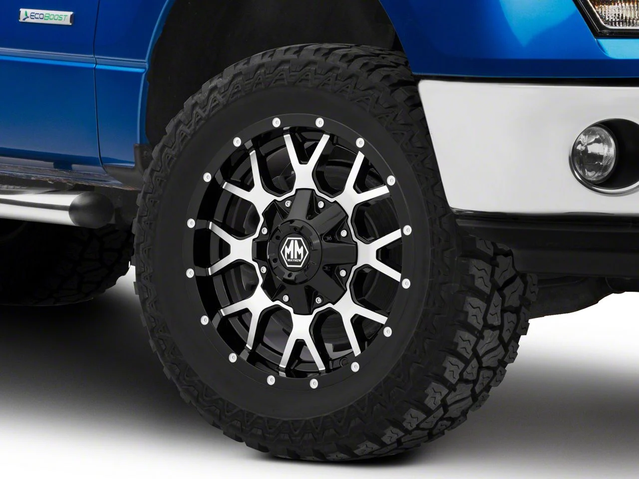 Mayhem Wheels Warrior Black Machined 6-Lug Wheel; 20x9; 18mm Offset (09-14 F-150)