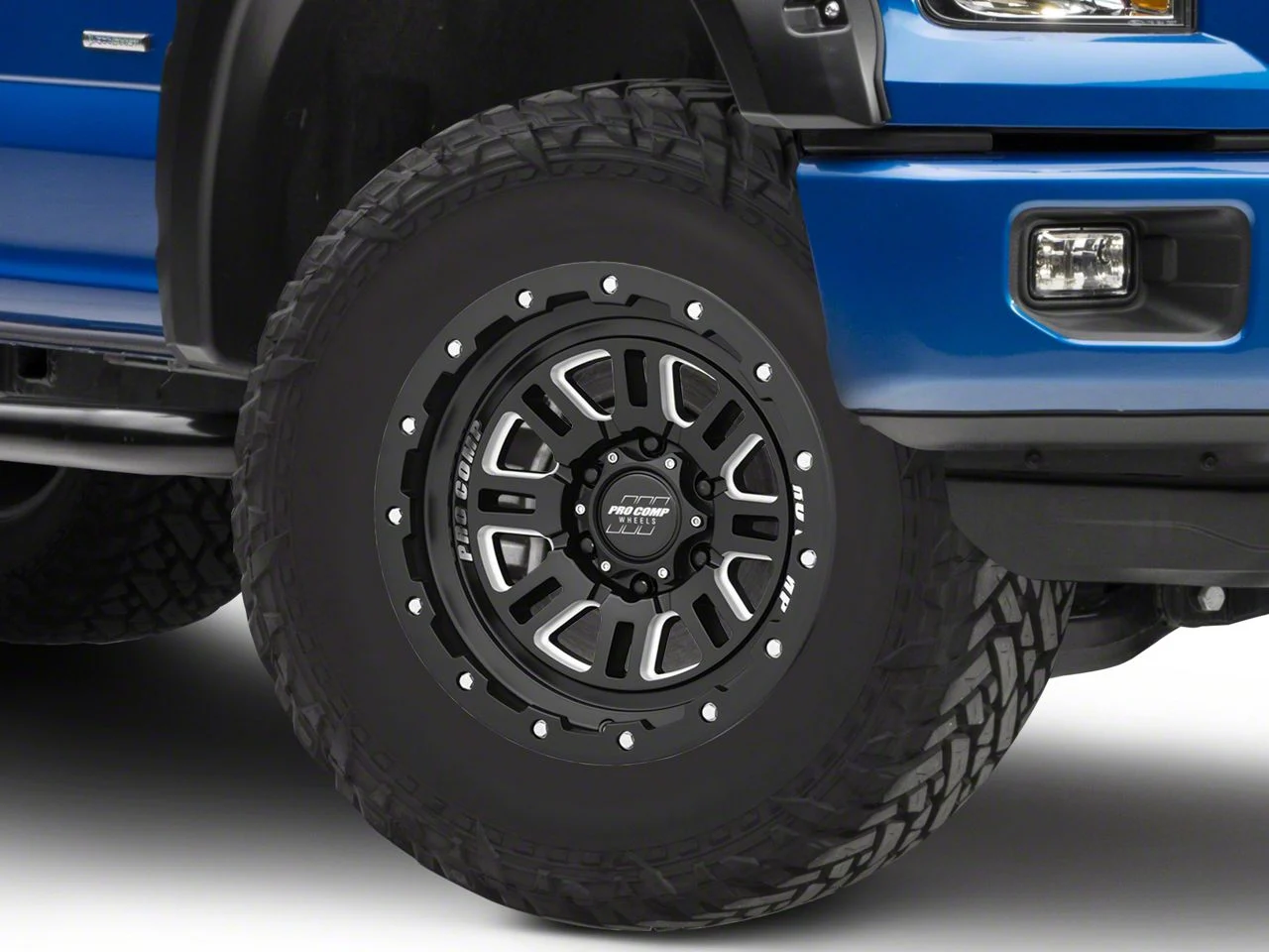 Mayhem Wheels Combat Gloss Black Milled 6-Lug Wheel; 18x9; 18mm Offset (15-20 F-150)