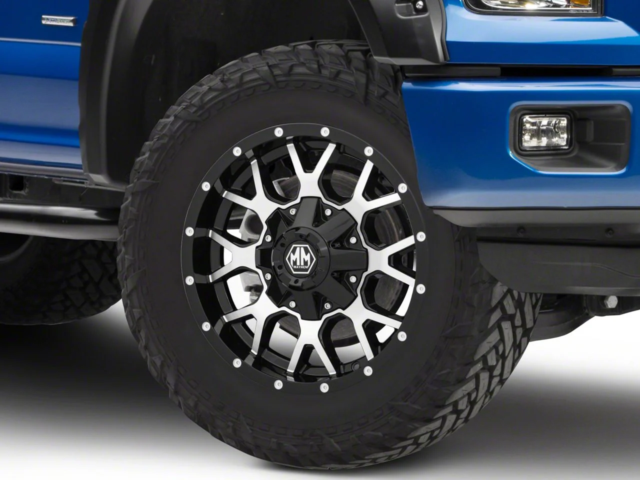 Mayhem Wheels Warrior Black Machined 6-Lug Wheel; 20x9; 0mm Offset (15-20 F-150)