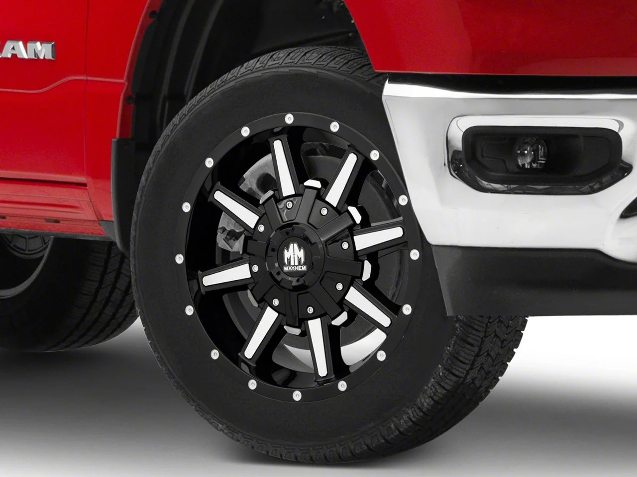 Mayhem Wheels Arsenal Gloss Black Machined 6-Lug Wheel; 20x9; 18mm Offset (19-26 RAM 1500)