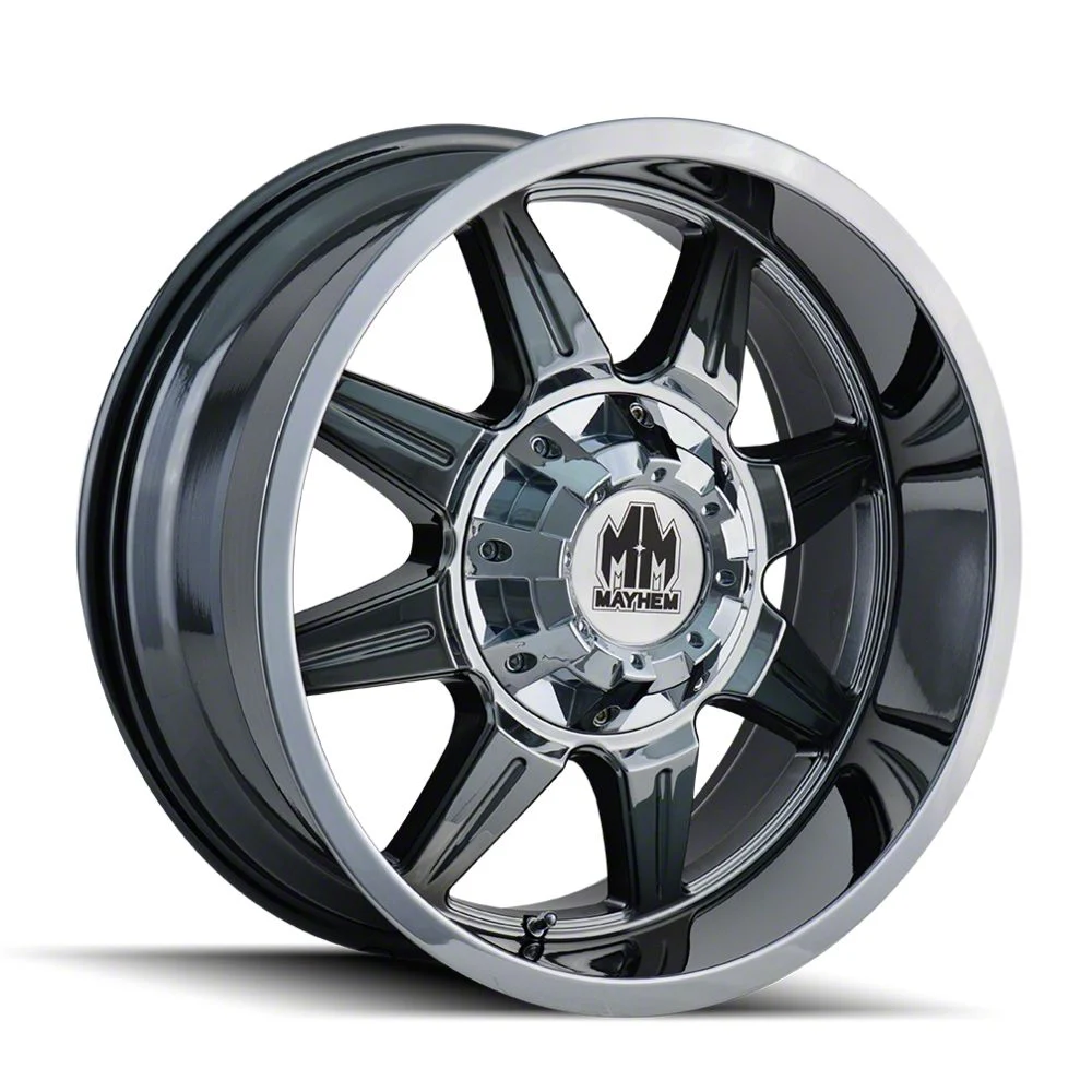 Mayhem Wheels Monstir Chrome 5-Lug Wheel; 20x10; -12mm Offset (09-18 RAM 1500)