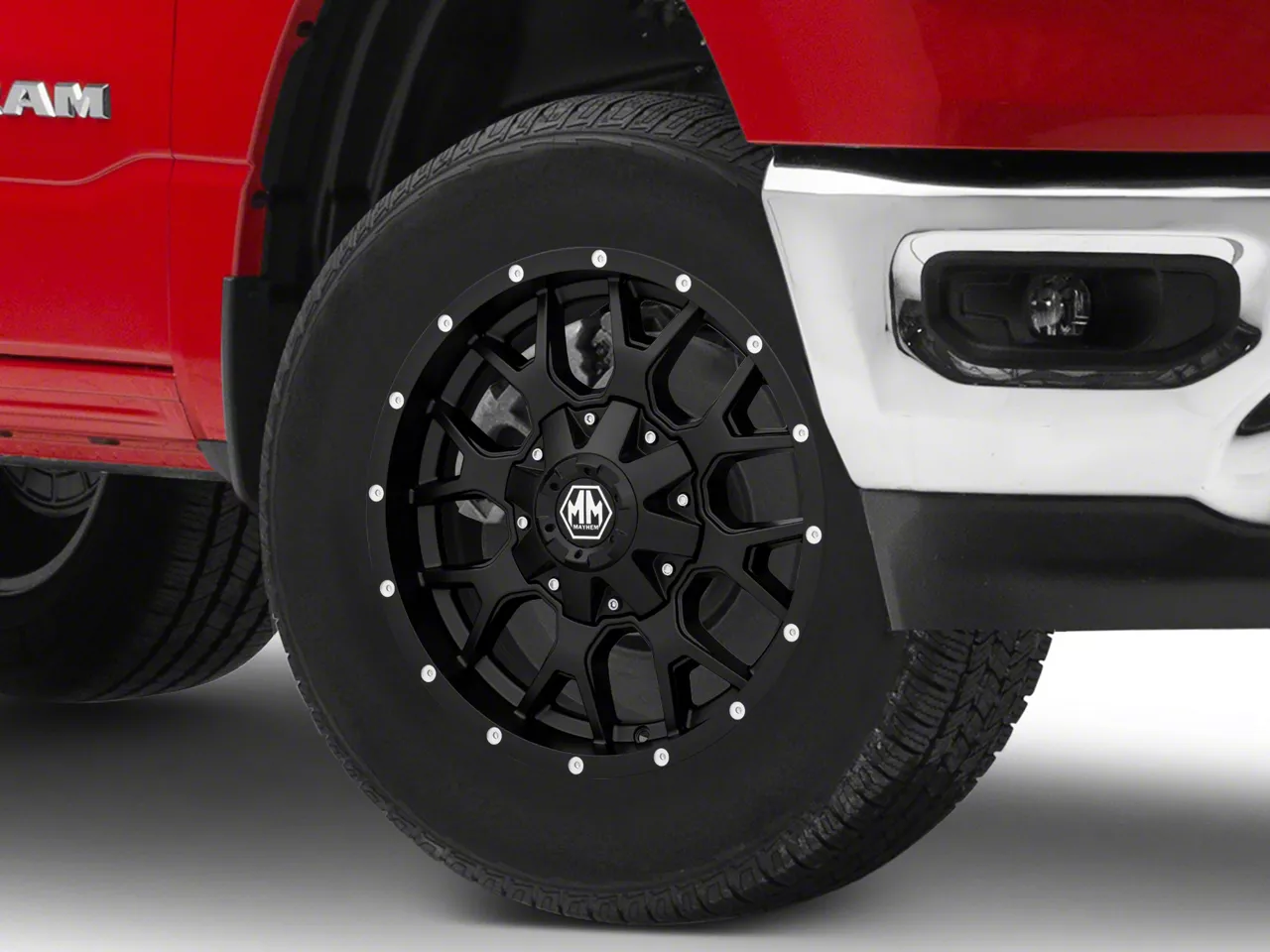 Mayhem Wheels Warrior Matte Black 6-Lug Wheel; 18x9; -12mm Offset (19-26 RAM 1500)