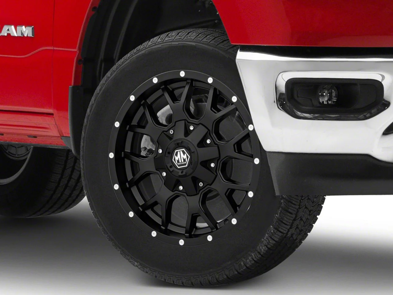 Mayhem Wheels Warrior Matte Black 6-Lug Wheel; 20x9; 18mm Offset (19-26 RAM 1500)
