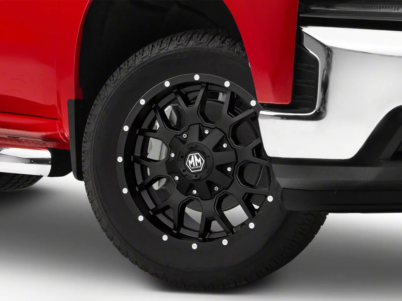 Mayhem Wheels Warrior Matte Black 6-Lug Wheel; 20x9; 18mm Offset (19-26 Silverado 1500)