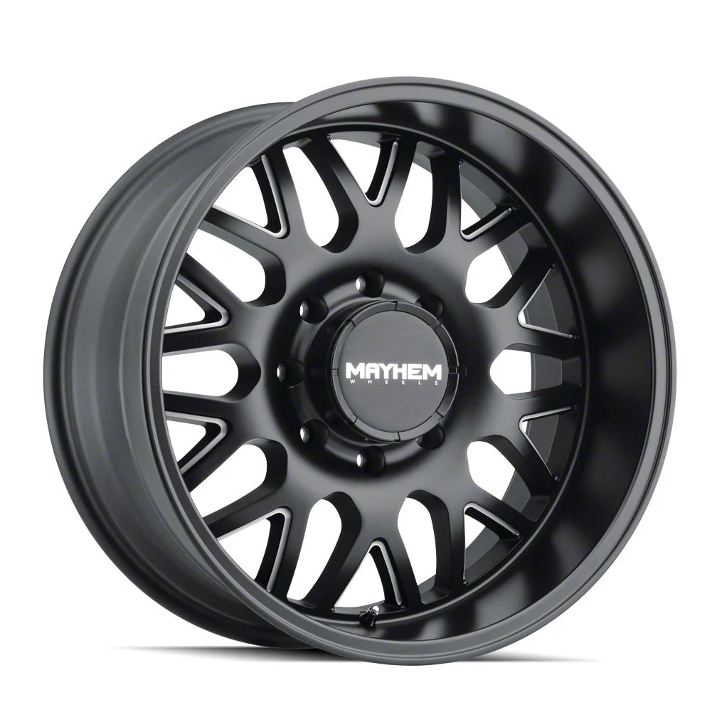 Mayhem Wheels Tripwire Gloss Black Milled 8-Lug Wheel; 20x10; -19mm Offset (17-22 F-250 Super Duty)