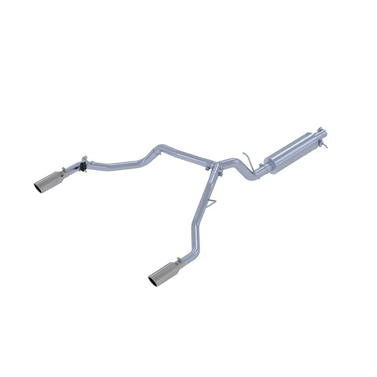 MBRP Armor Pro Dual Exhaust System with Polished Tips; Rear Exit (19-23 Ranger)