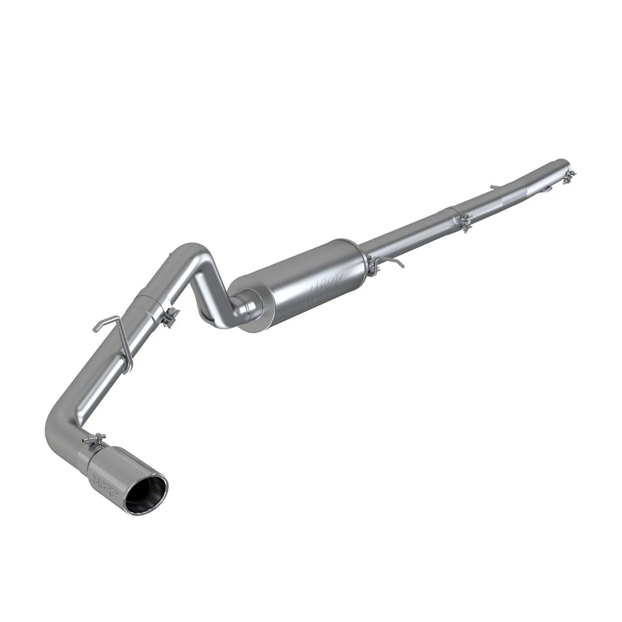 MBRP Armor Pro Single Exhaust System with Polished Tip; Rear Exit (19-23 Ranger)