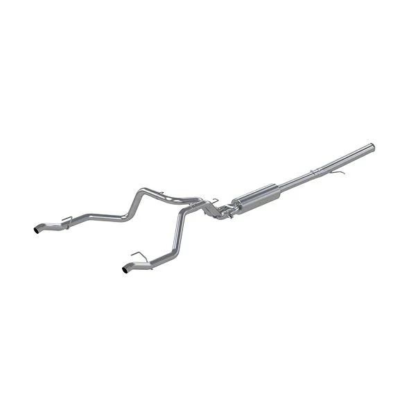 MBRP Armor Pro Dual Exhaust System; Rear Exit (19-26 6.2L Sierra 1500 w/ Factory Dual Exhaust)