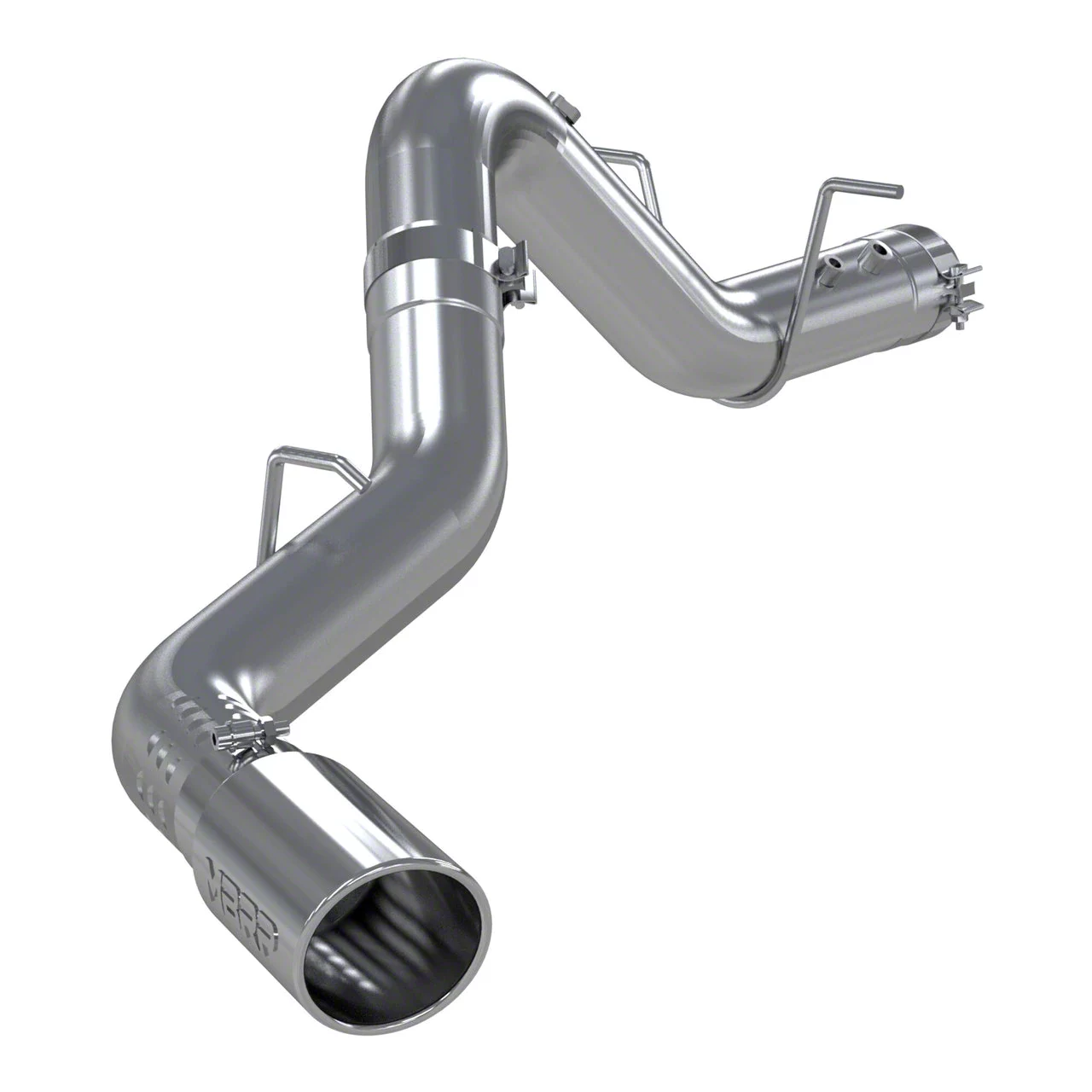 MBRP Armor Pro Single Exhaust System with Polished Tip; Side Exit (20-26 6.6L Duramax Sierra 2500 HD)