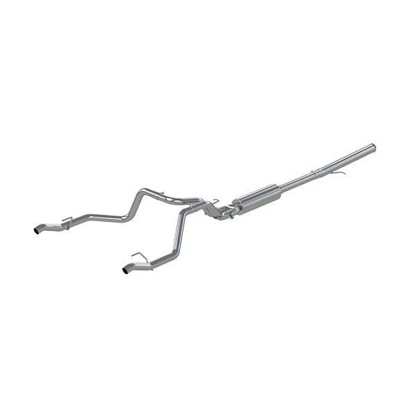 MBRP Armor Lite Dual Exhaust System; Rear Exit (19-26 6.2L Silverado 1500 w/ Factory Dual Exhaust)