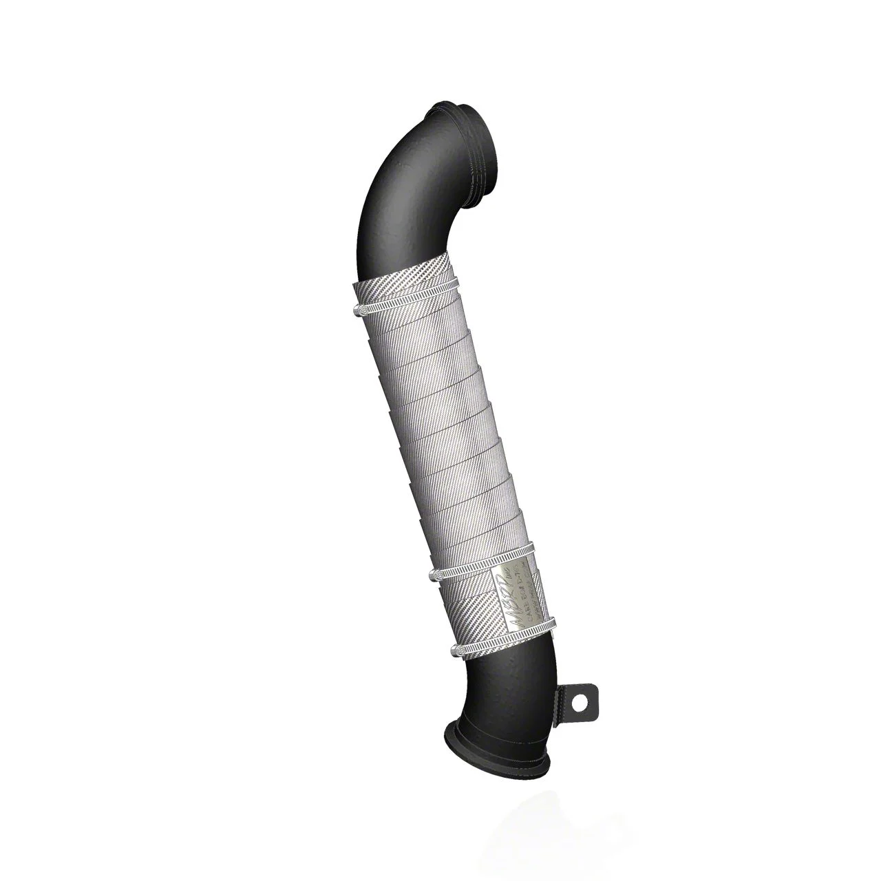 MBRP 3-Inch Armor BLK Series Turbo Downpipe; CARB Certified (07-10 6.6L Duramax Silverado 2500 HD)