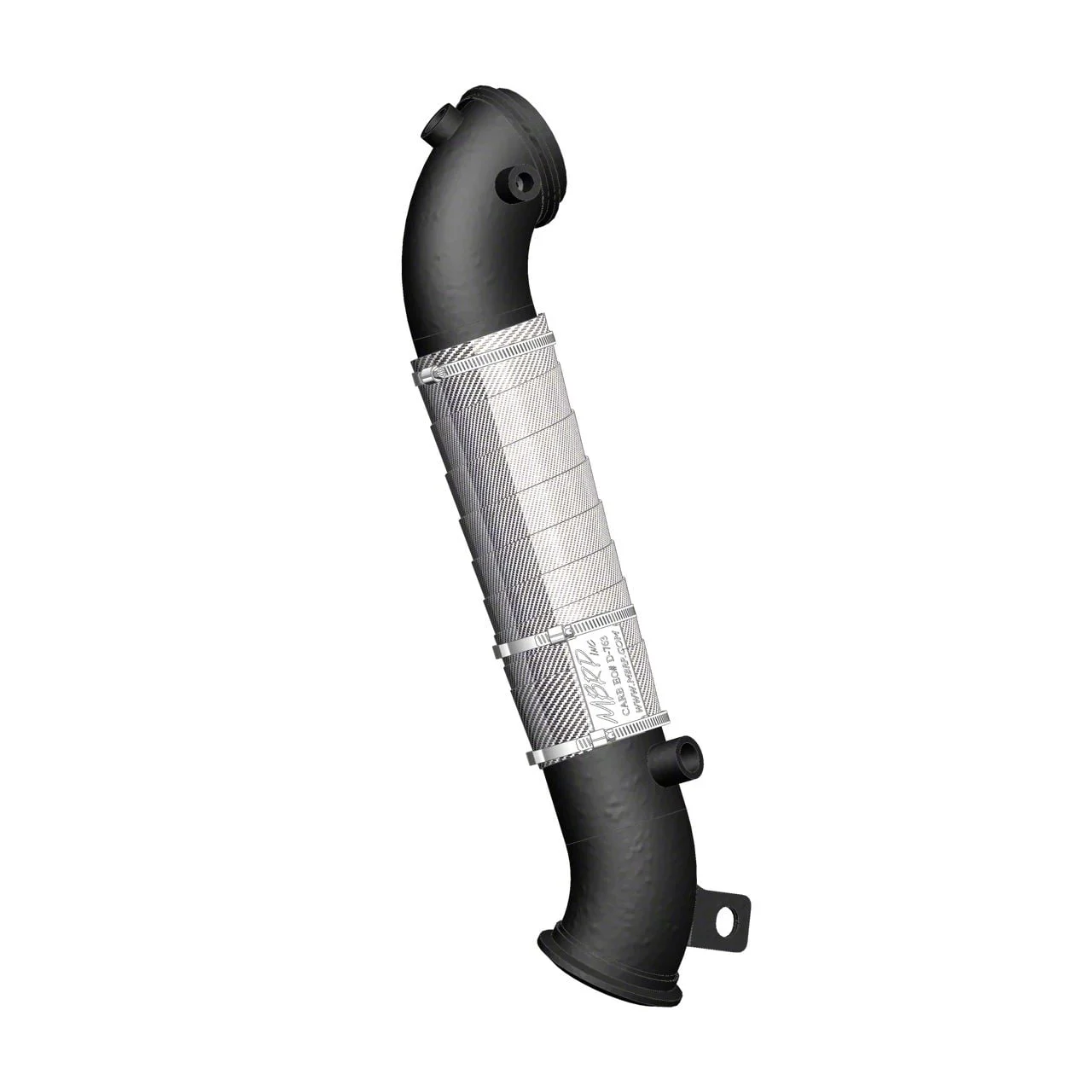 MBRP 3-Inch Armor BLK Series Turbo Downpipe; CARB Certified (11-15 6.6L Duramax Silverado 2500 HD)