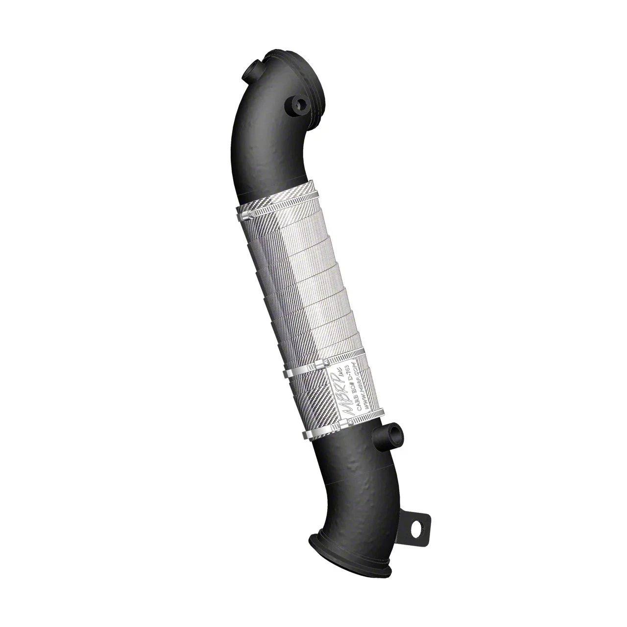 MBRP 3-Inch Armor BLK Series Turbo Downpipe; CARB Certified (11-15 6.6L Duramax Silverado 3500 HD)