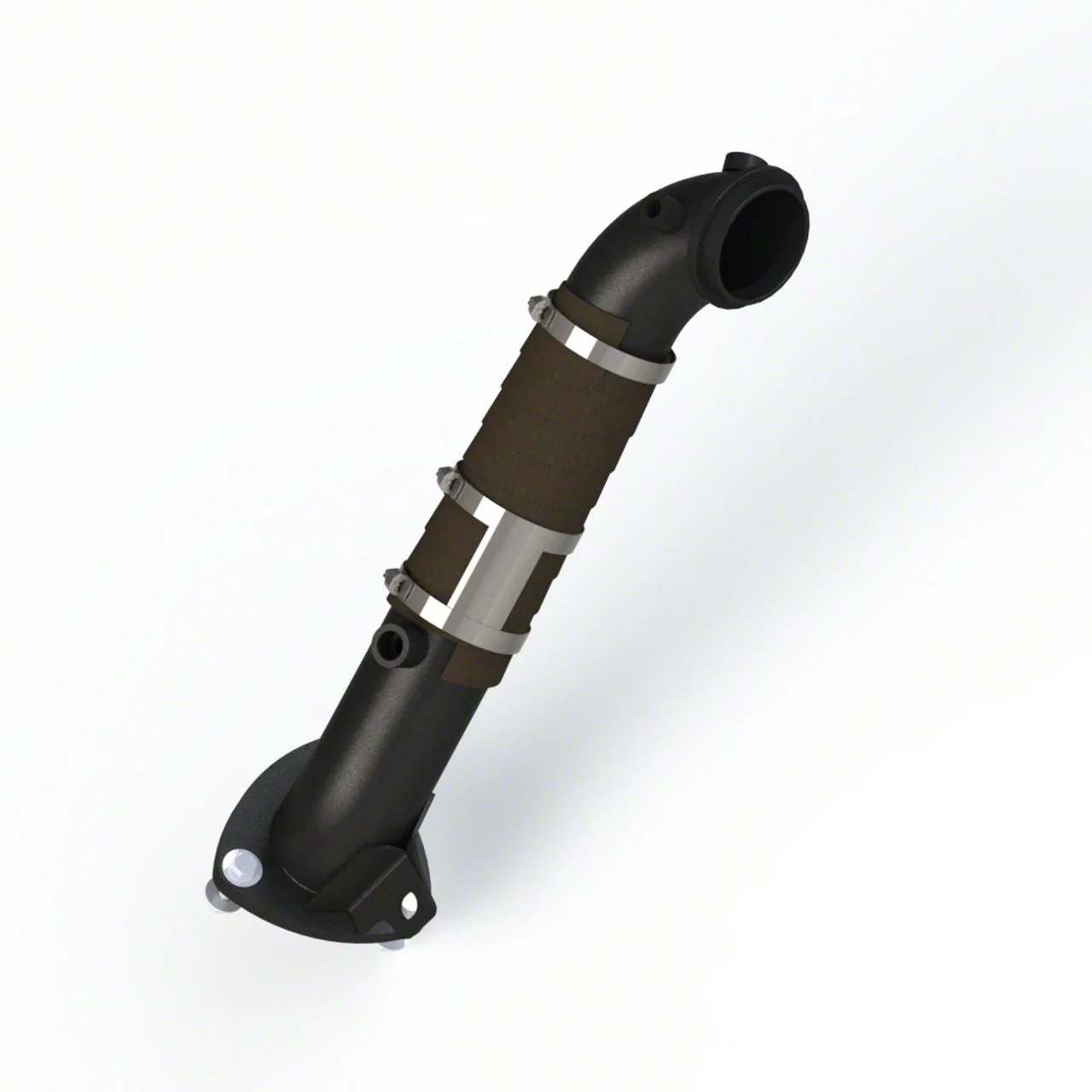 MBRP 3-Inch Armor BLK Series Turbo Downpipe; CARB Certified (15-16 6.6L Duramax Silverado 3500 HD)