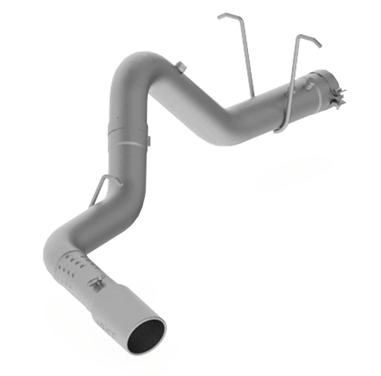 MBRP Armor Pro Filter-Back Single Exhaust System with Polished Tip; Side Exit (11-19 6.6L Duramax Silverado 3500 HD)