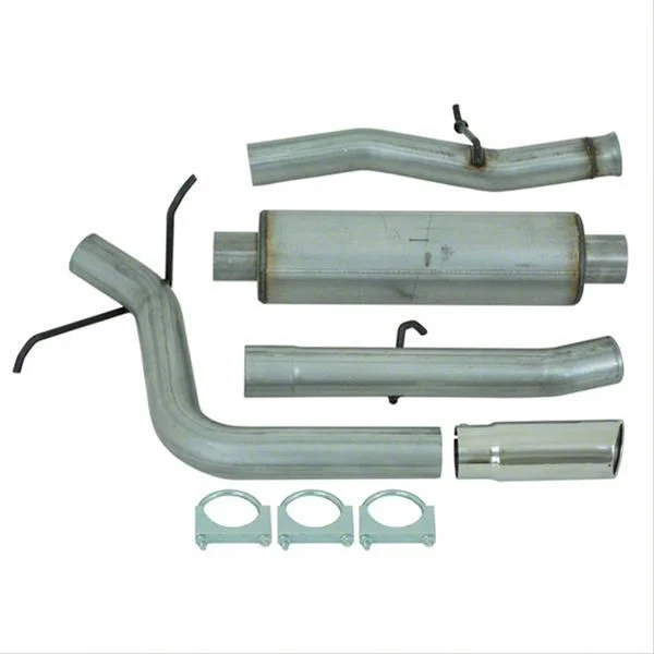 MBRP Armor Lite Single Exhaust System with Polished Tip; Side Exit (09-14 5.3L Tahoe)