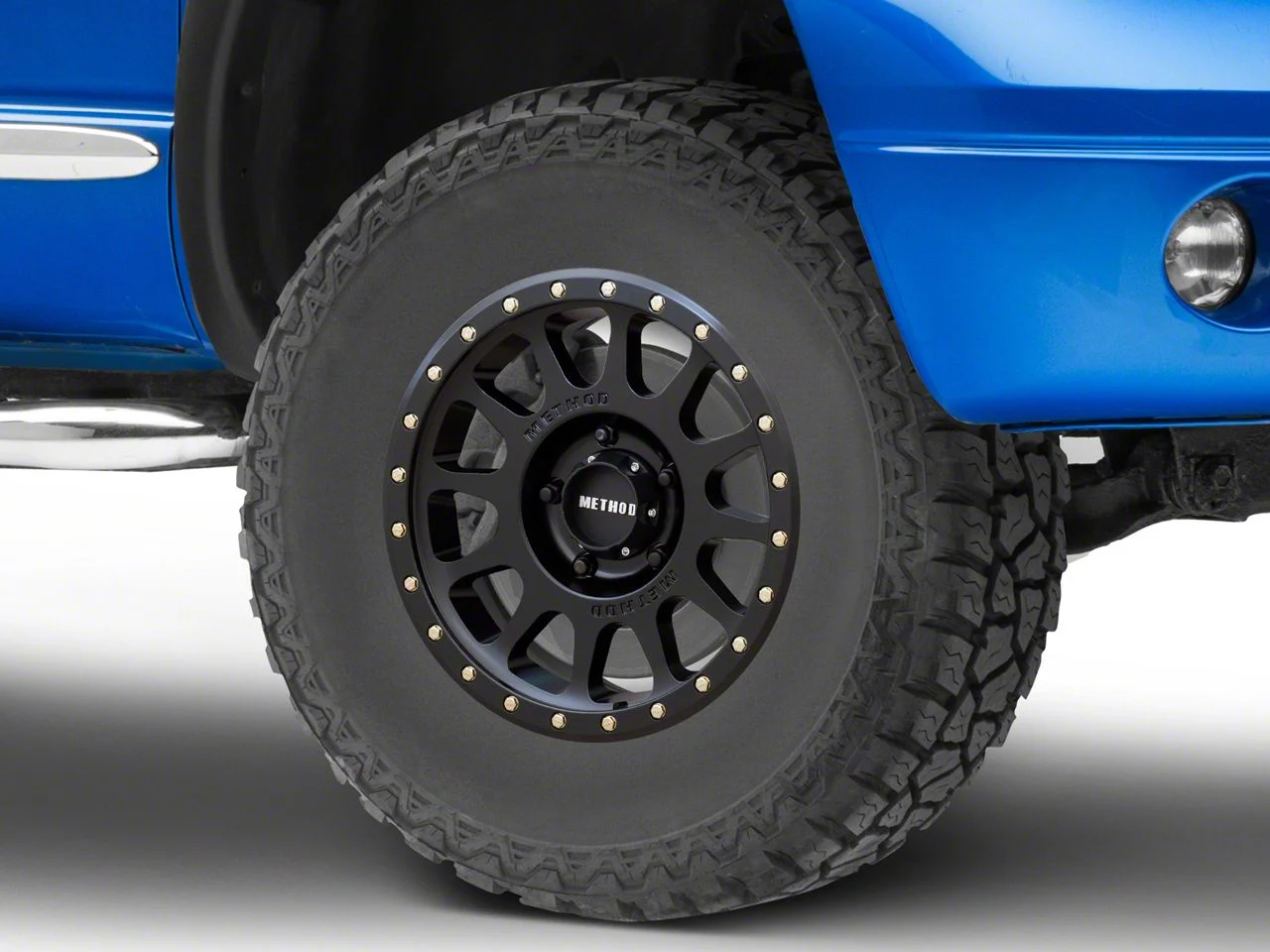 Method Race Wheels MR305 NV Matte Black 5-Lug Wheel; 17x8.5; 0mm Offset (02-08 RAM 1500, Excluding Mega Cab)