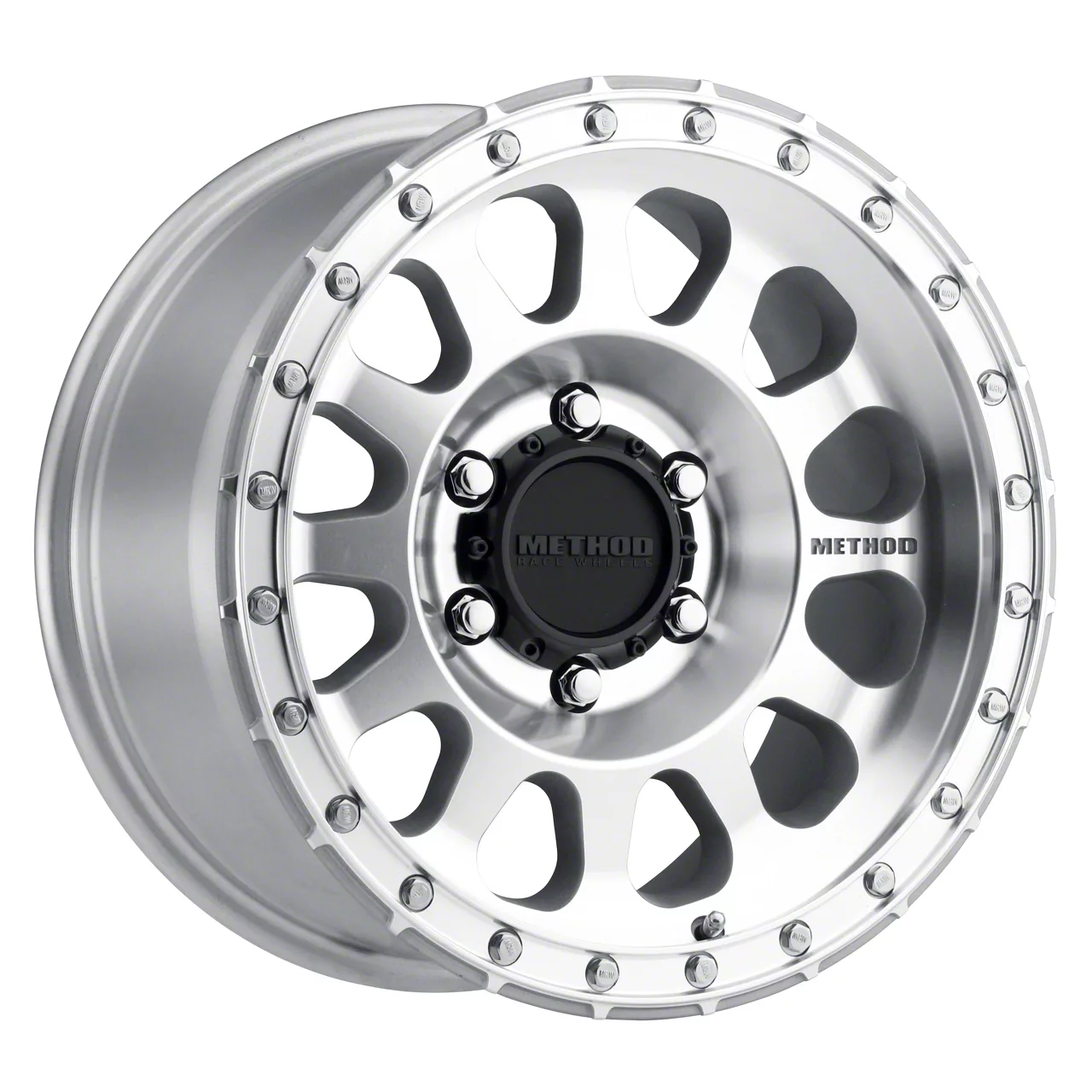 Method Race Wheels MR315 Machined 6-Lug Wheel; 17x9; -12mm Offset (07-13 Sierra 1500)