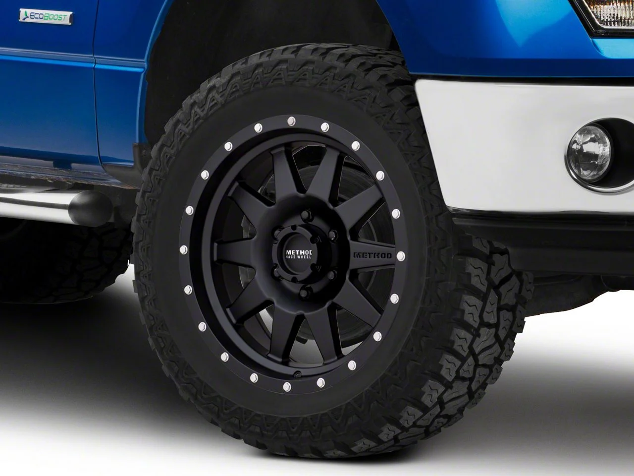 Method Race Wheels MR301 The Standard Matte Black 6-Lug Wheel; 20x9; 18mm Offset (09-14 F-150)