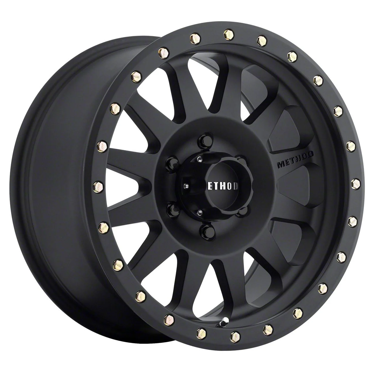 Method Race Wheels MR304 Double Standard Matte Black 6-Lug Wheel; 18x9; -12mm Offset (14-18 Silverado 1500)