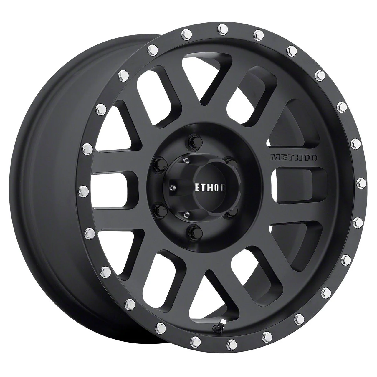 Method Race Wheels MR306 Mesh Matte Black 6-Lug Wheel; 18x9; -12mm Offset (14-18 Silverado 1500)