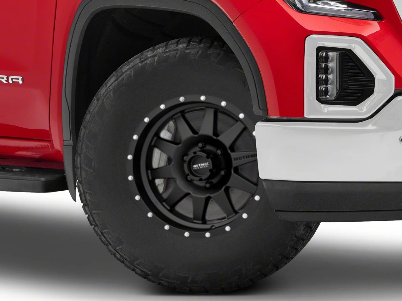 Method Race Wheels MR301 The Standard Matte Black 6-Lug Wheel; 17x8.5; 25mm Offset (19-26 Sierra 1500)