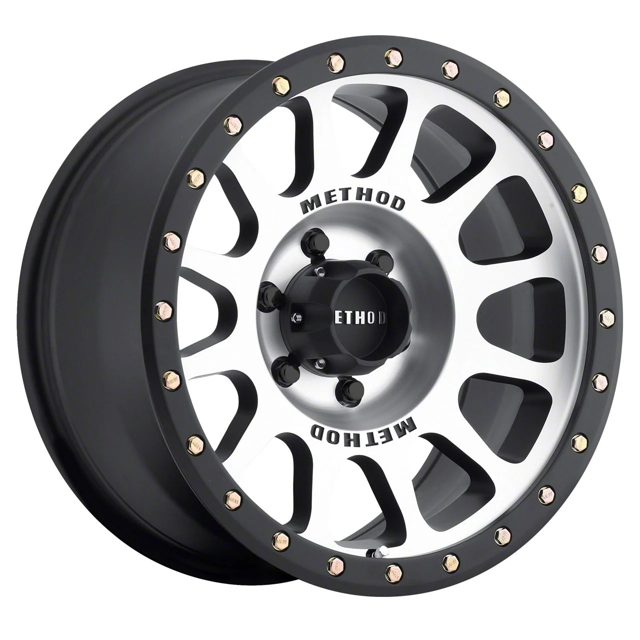 Method Race Wheels MR305 NV Matte Black Machined 6-Lug Wheel; 18x9; -12mm Offset (19-26 Sierra 1500)