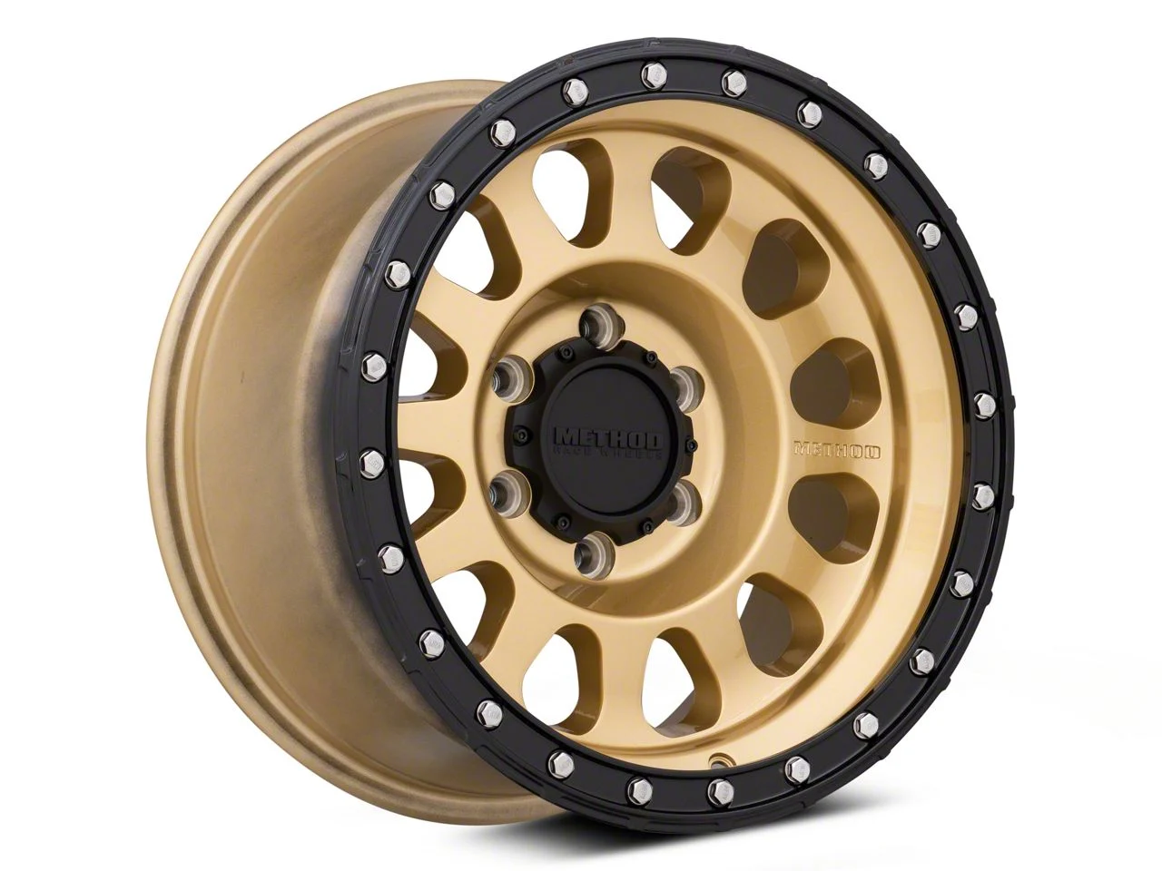 Method Race Wheels MR315 Gold 6-Lug Wheel; 17x9; -12mm Offset (19-26 Sierra 1500)