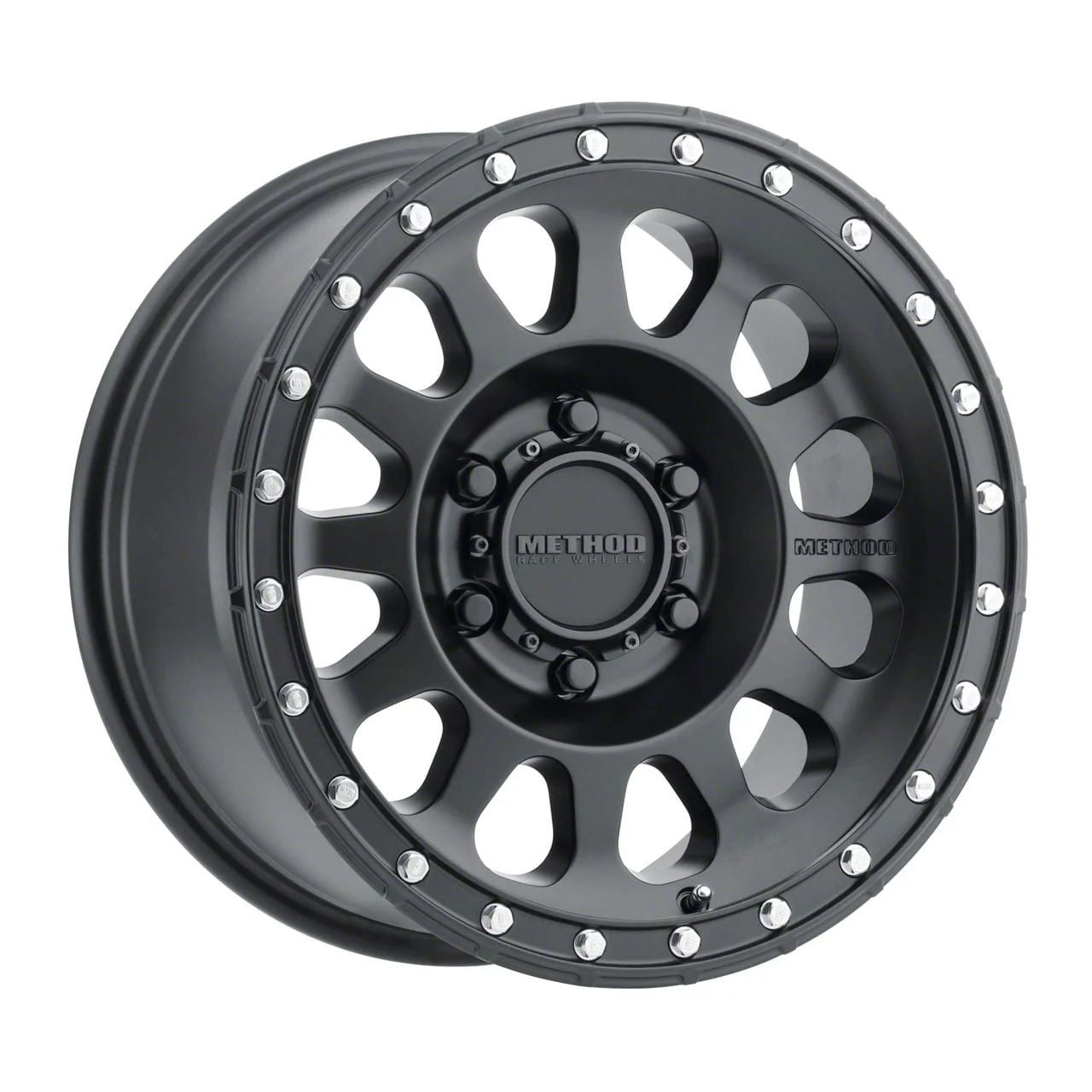 Method Race Wheels MR315 Matte Black 6-Lug Wheel; 17x9; -12mm Offset (19-26 Sierra 1500)