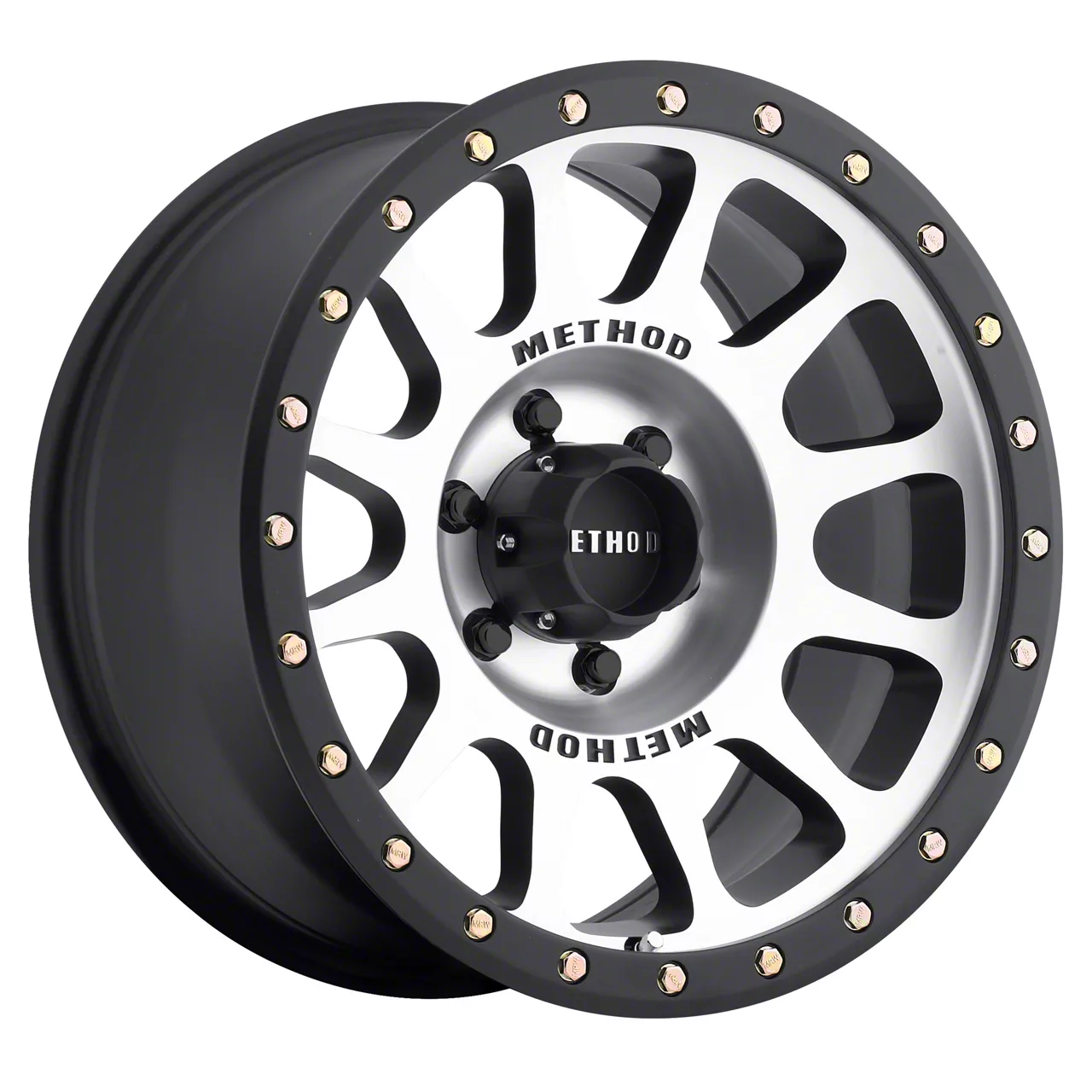 Method Race Wheels MR305 NV Matte Black Machined 6-Lug Wheel; 18x9; -12mm Offset (19-26 Silverado 1500)