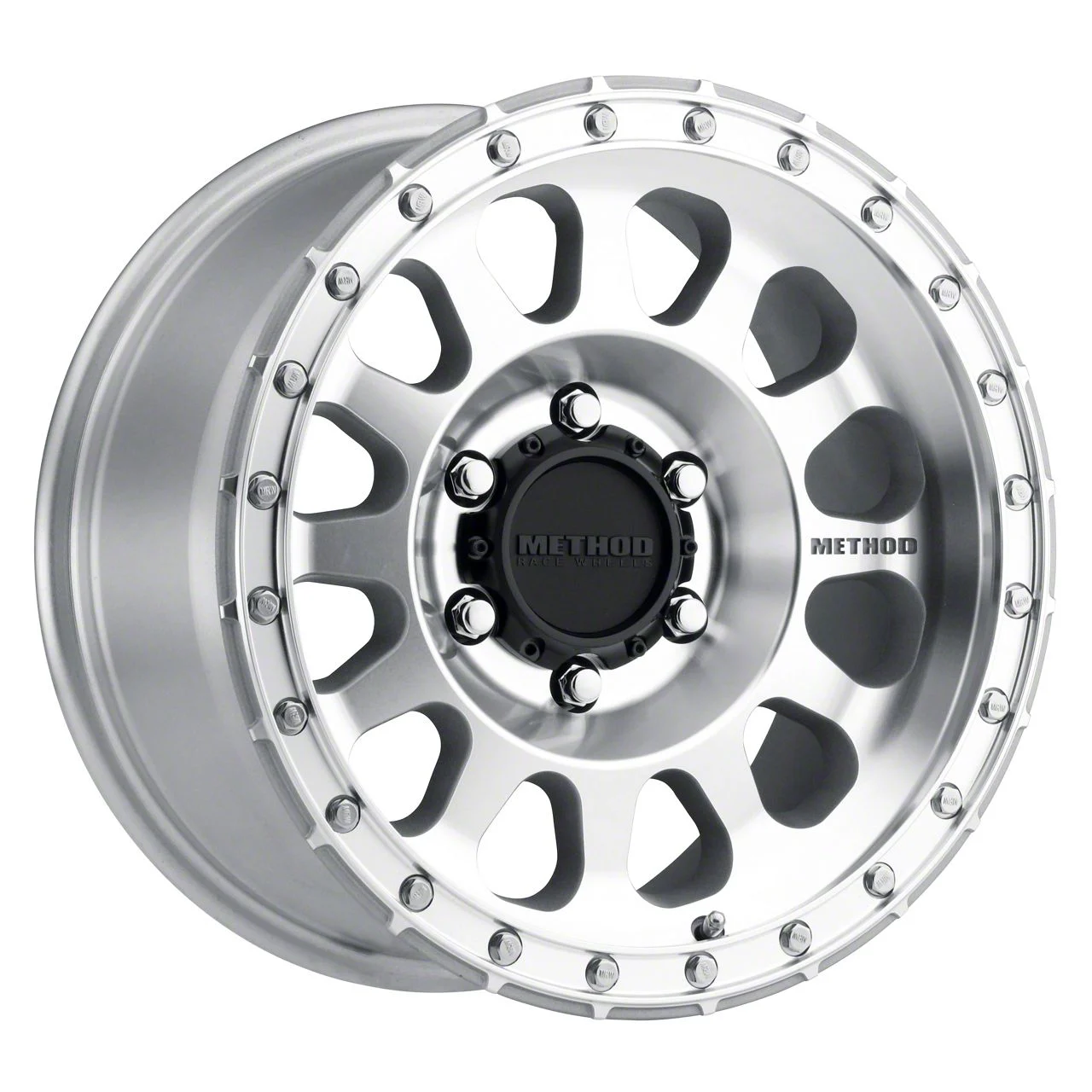 Method Race Wheels MR315 Machined 6-Lug Wheel; 17x9; -12mm Offset (19-26 Silverado 1500)