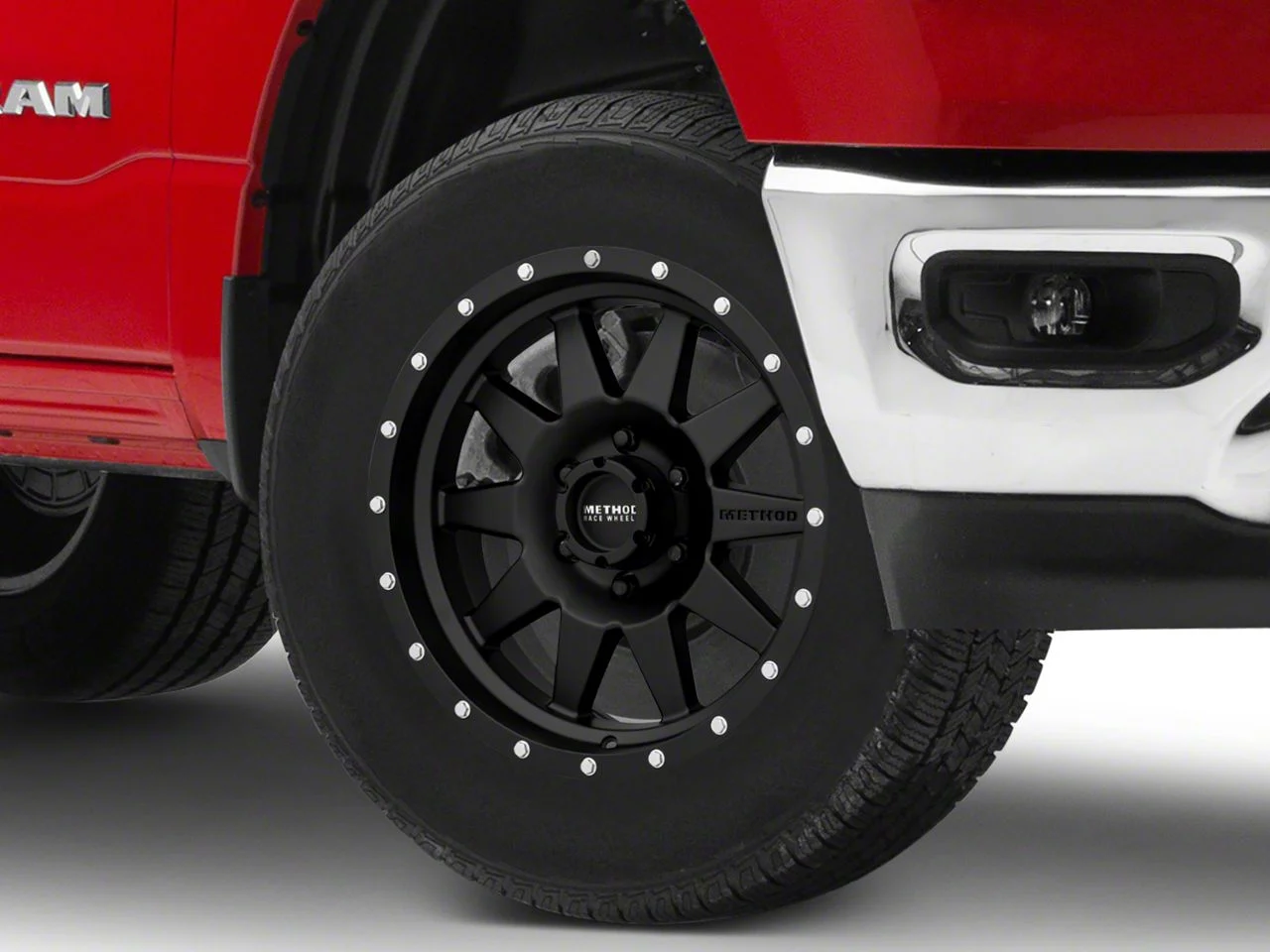 Method Race Wheels MR301 The Standard Matte Black 6-Lug Wheel; 18x9; -12mm Offset (19-26 RAM 1500)