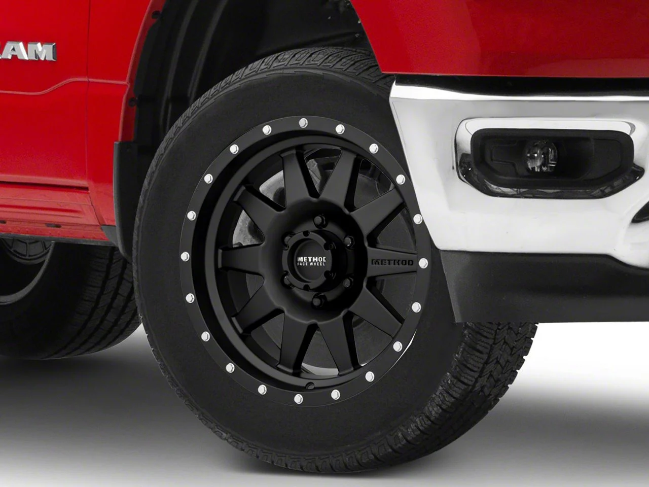 Method Race Wheels MR301 The Standard Matte Black 6-Lug Wheel; 20x9; 18mm Offset (19-26 RAM 1500)