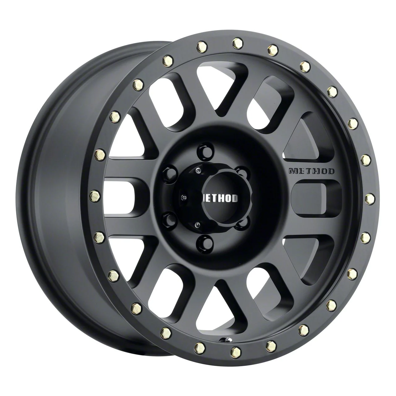 Method Race Wheels MR309 Grid Matte Black 6-Lug Wheel; 18x9; 0mm Offset (19-26 RAM 1500)