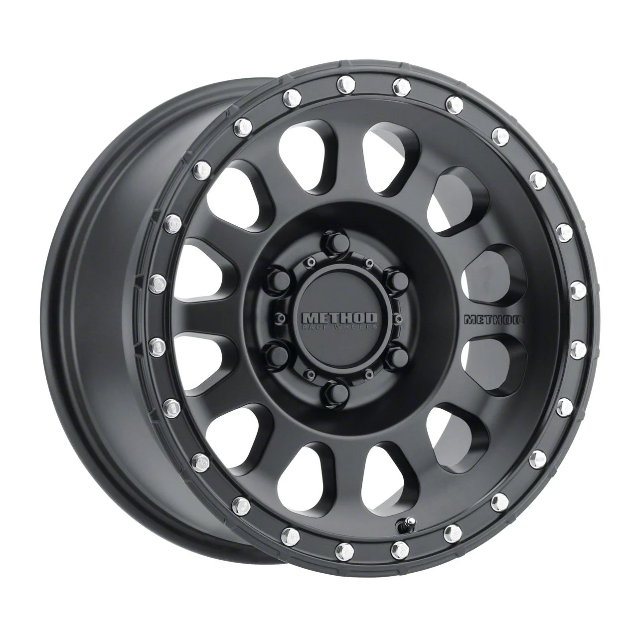 Method Race Wheels MR315 Matte Black 6-Lug Wheel; 17x9; -12mm Offset (14-18 Sierra 1500)