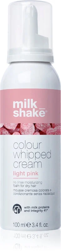 Milk Shake Colour Whipped crema mousse colorata per tutti i tipi di capelli rosa chiaro 100 ml