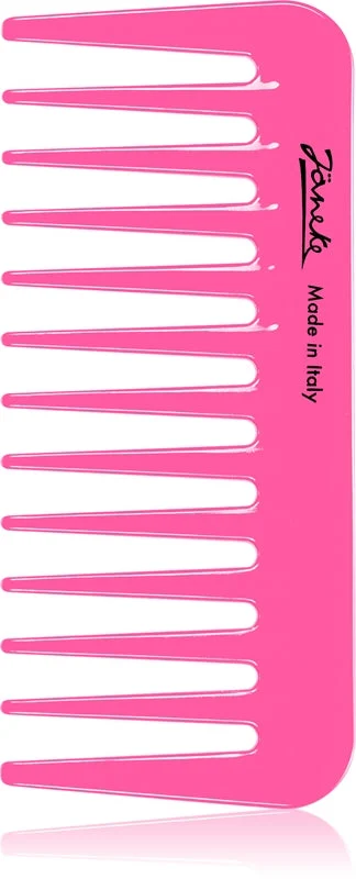 Janeke Mini With Wide Teeth pettine per tutti i tipi di capelli fucsia