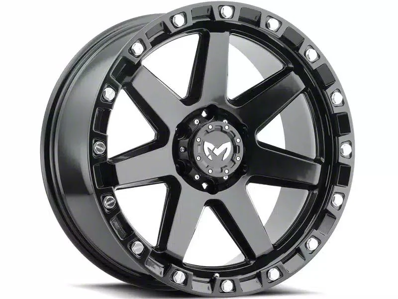 MKW Offroad M203 Satin Black 6-Lug Wheel; 17x8.5; 0mm Offset (15-20 Yukon)