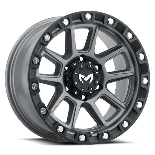 MKW Offroad M205 Matte Gray 6-Lug Wheel; 17x8.5; 0mm Offset (15-20 Yukon)