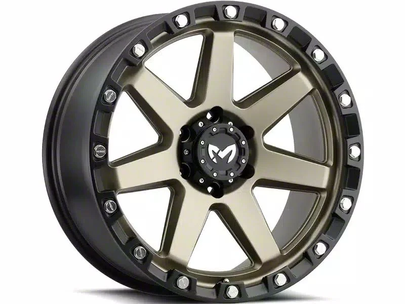 MKW Offroad M203 Matte Bronze 6-Lug Wheel; 17x8.5; 0mm Offset (14-18 Silverado 1500)