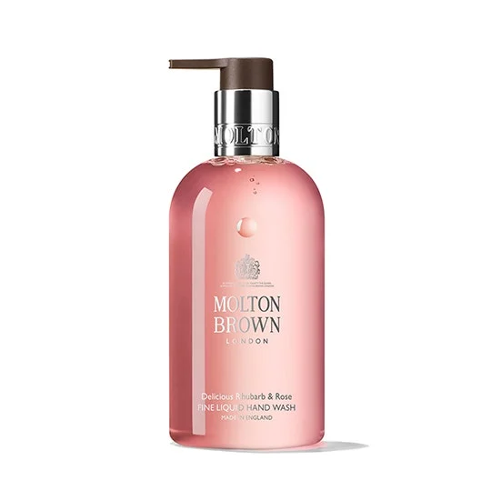 Molton Brown Rabarbaro e rosa detergente liquido mani