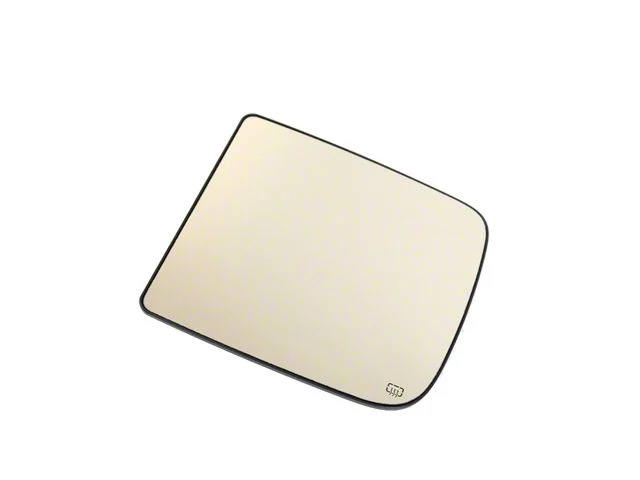 Mopar Door Mirror Glass; Left; Power Heated; With Tow Hook Package; Without Blind Spot Dtection; Main Glass; Flat (19-26 RAM 1500)