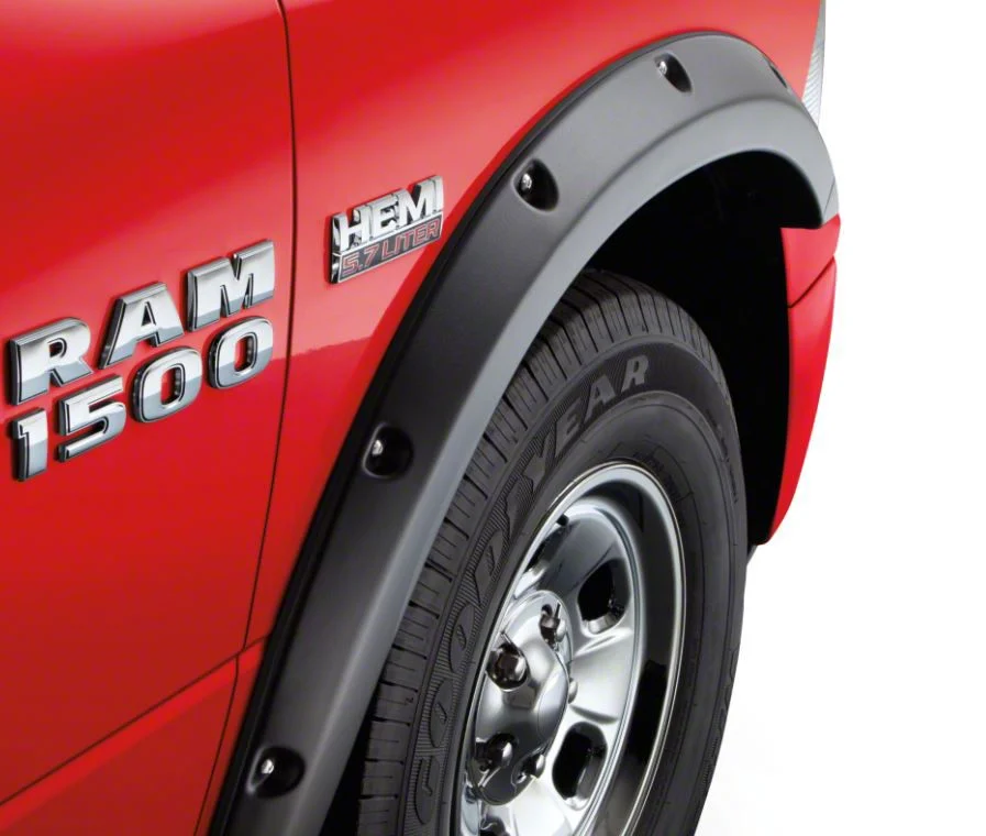 Mopar Molded Wheel Flares; Textured Black (13-18 RAM 1500, Excluding Rebel)