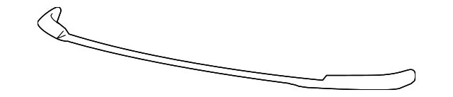 Mopar Bumper Cover Molding; Front Left; Textured (10-18 RAM 2500)