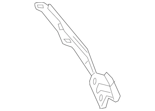 Mopar Hood Hinge Kit; Left (2019 RAM 2500)