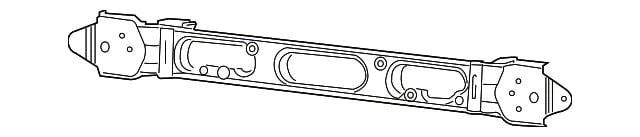 Mopar Radiator Support; Lower Tie Bar (13-18 6.7L RAM 2500)
