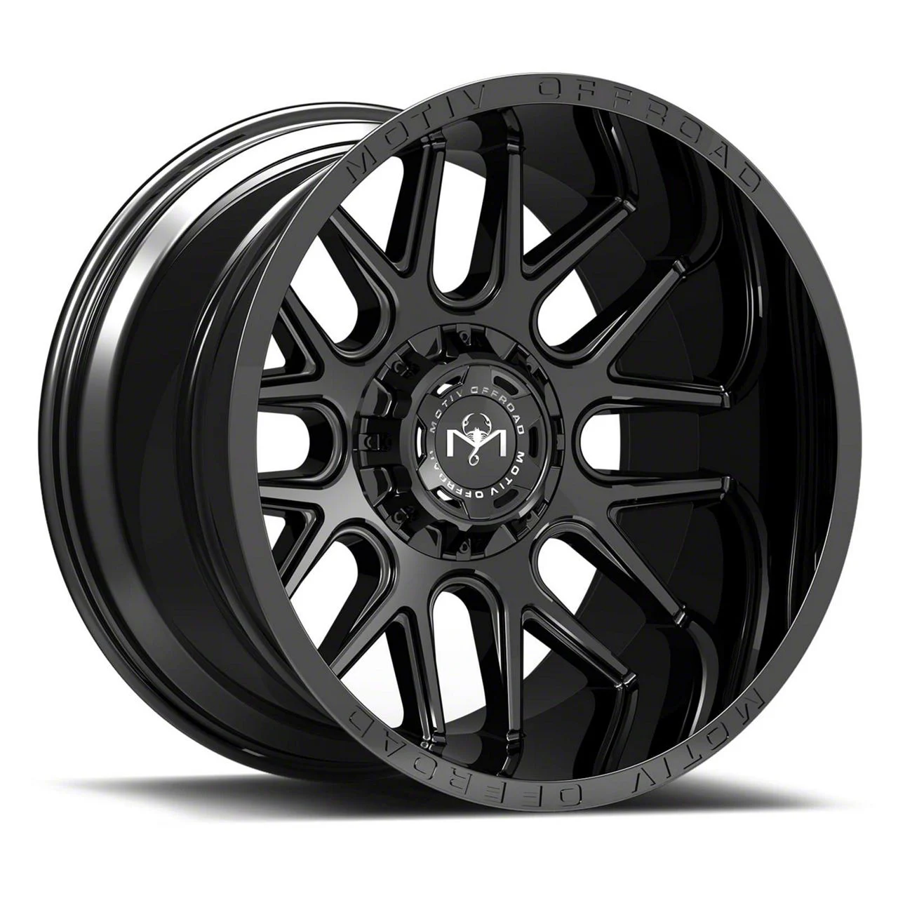 Motiv Offroad Magnus Gloss Black 6-Lug Wheel; 17x9; 0mm Offset (15-20 Yukon)